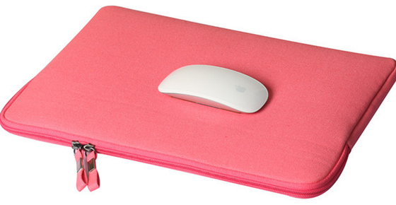 주문 내오프렌 맥북을 위한 내진성 노트북 소매 분홍색 색깔 15 인치