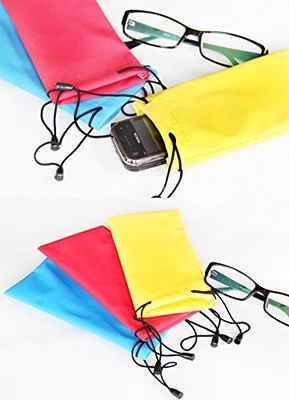 졸라매는 끈 조정가능한 구슬을 가진 연약한 Sunglass 케이스 다 색깔